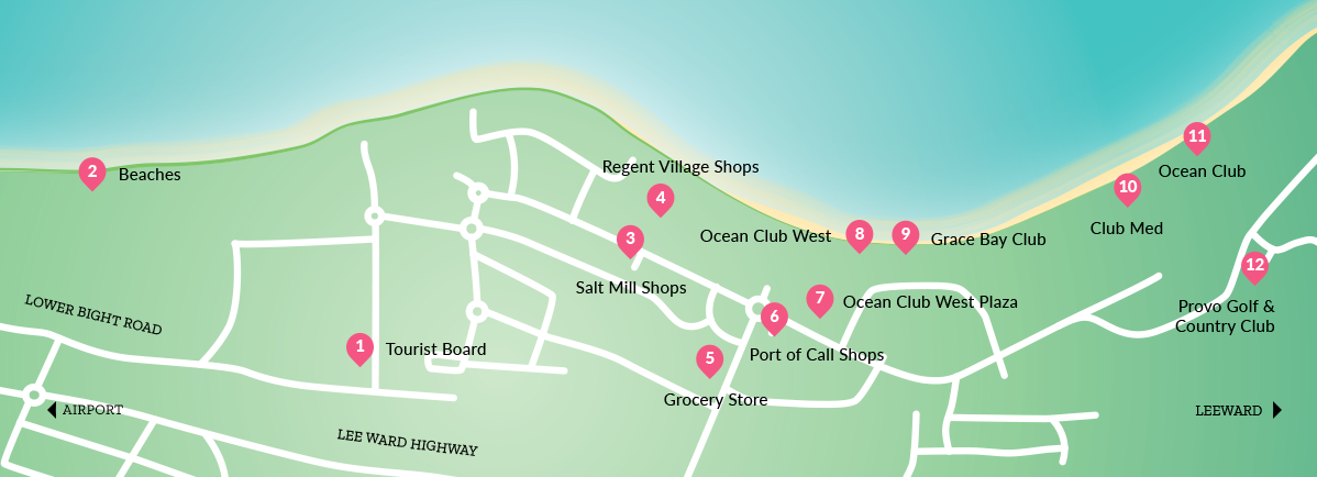 Explore Ocean Club Resort Map
