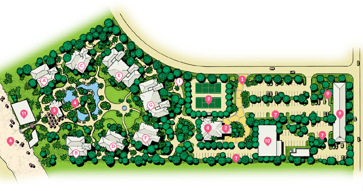 Ocean Club Resort Map Activities
