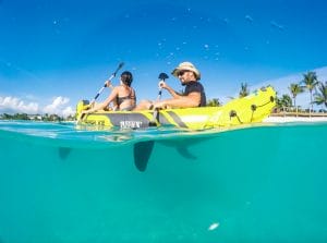 Adventure kayaking at Ocean Club Resorts