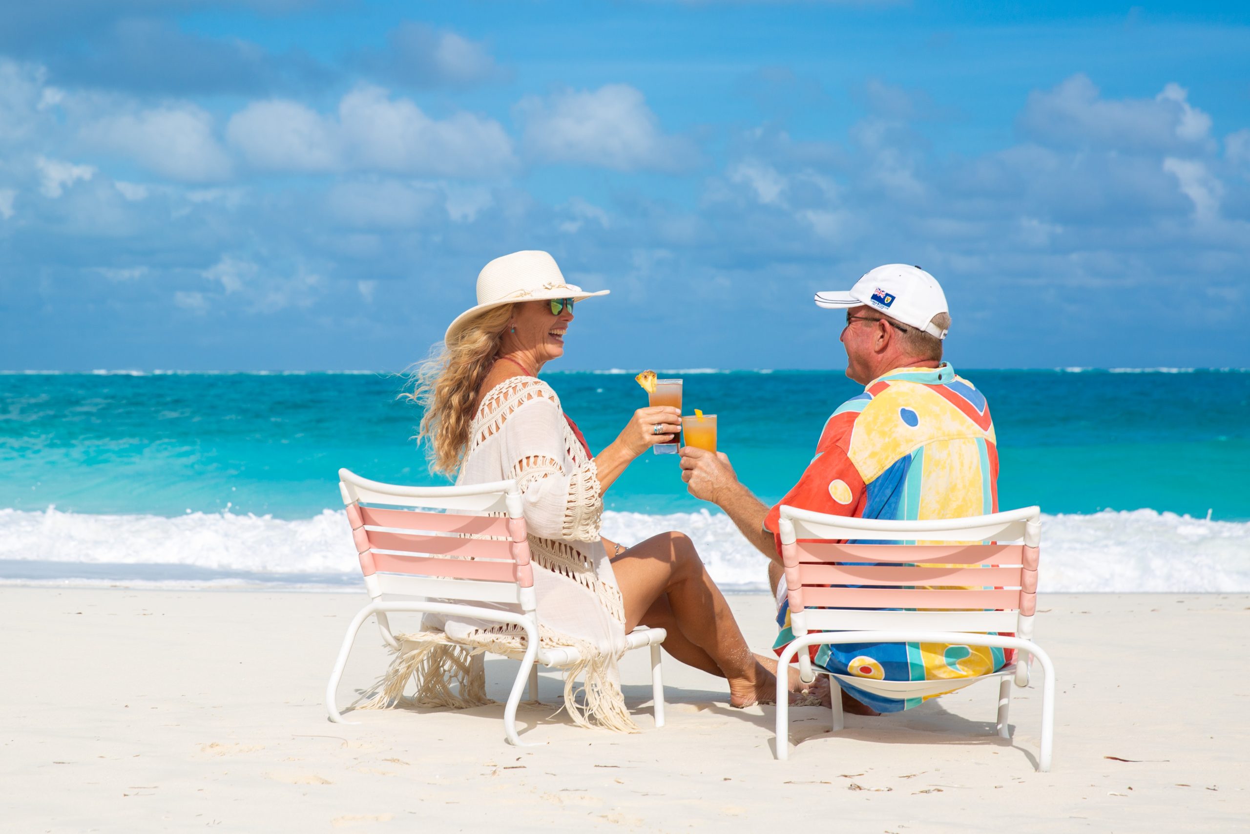 Couple enjoying a quiet sunset at Ocean Club Resorts